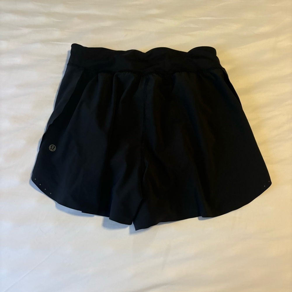 Black lululemon fast and free shorts
